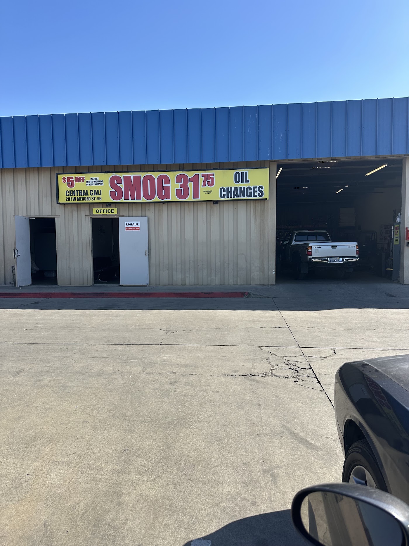 Dinuba Smog Station Central Cali